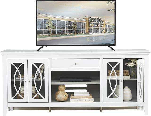 Abbie White 80 in. Console - Thumbnail - Image 2