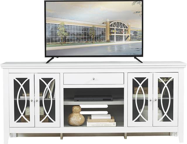 Abbie White 80 in. Console - Thumbnail - Image 1