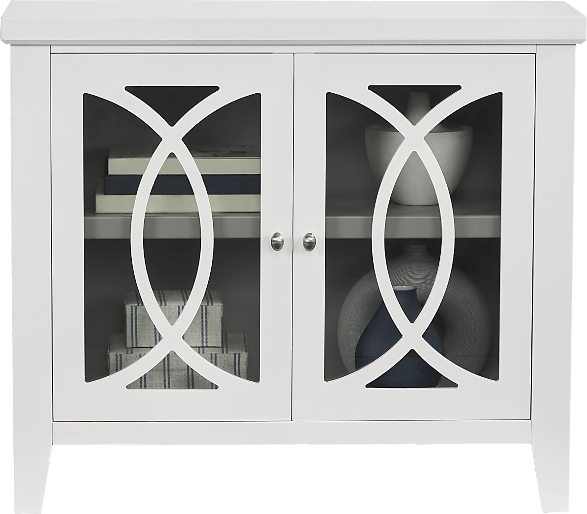 Abbie White Accent Cabinet - Image 2