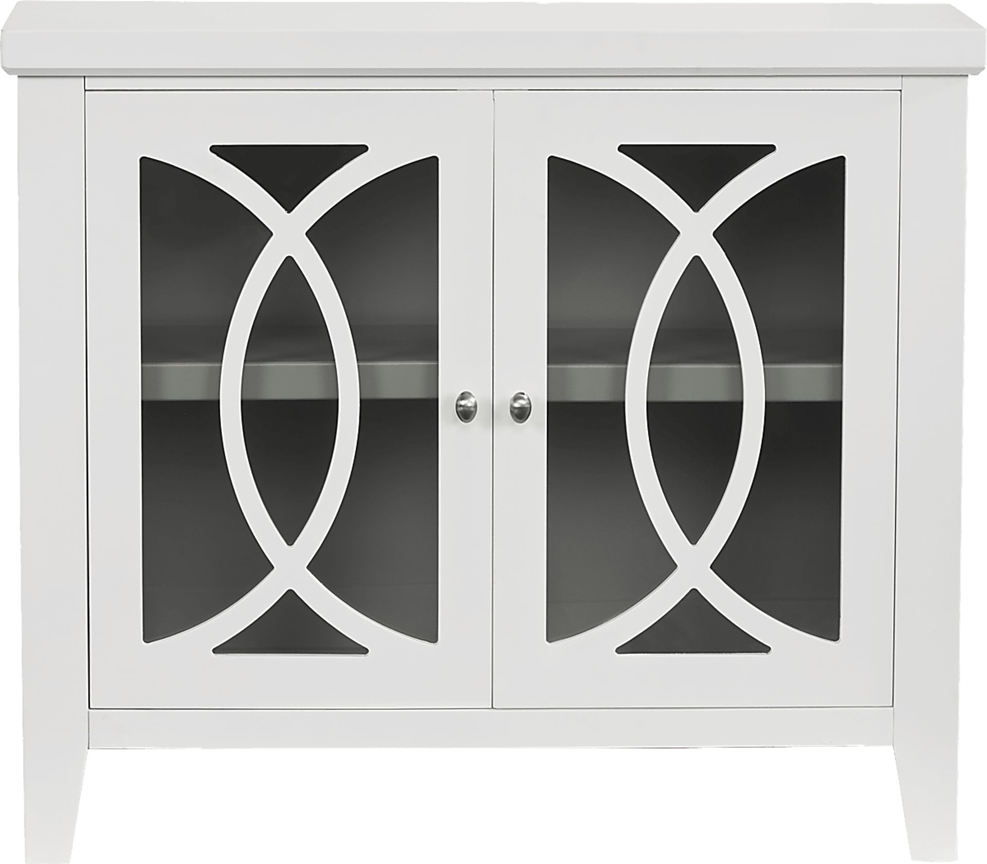 Abbie White Accent Cabinet - Image 1