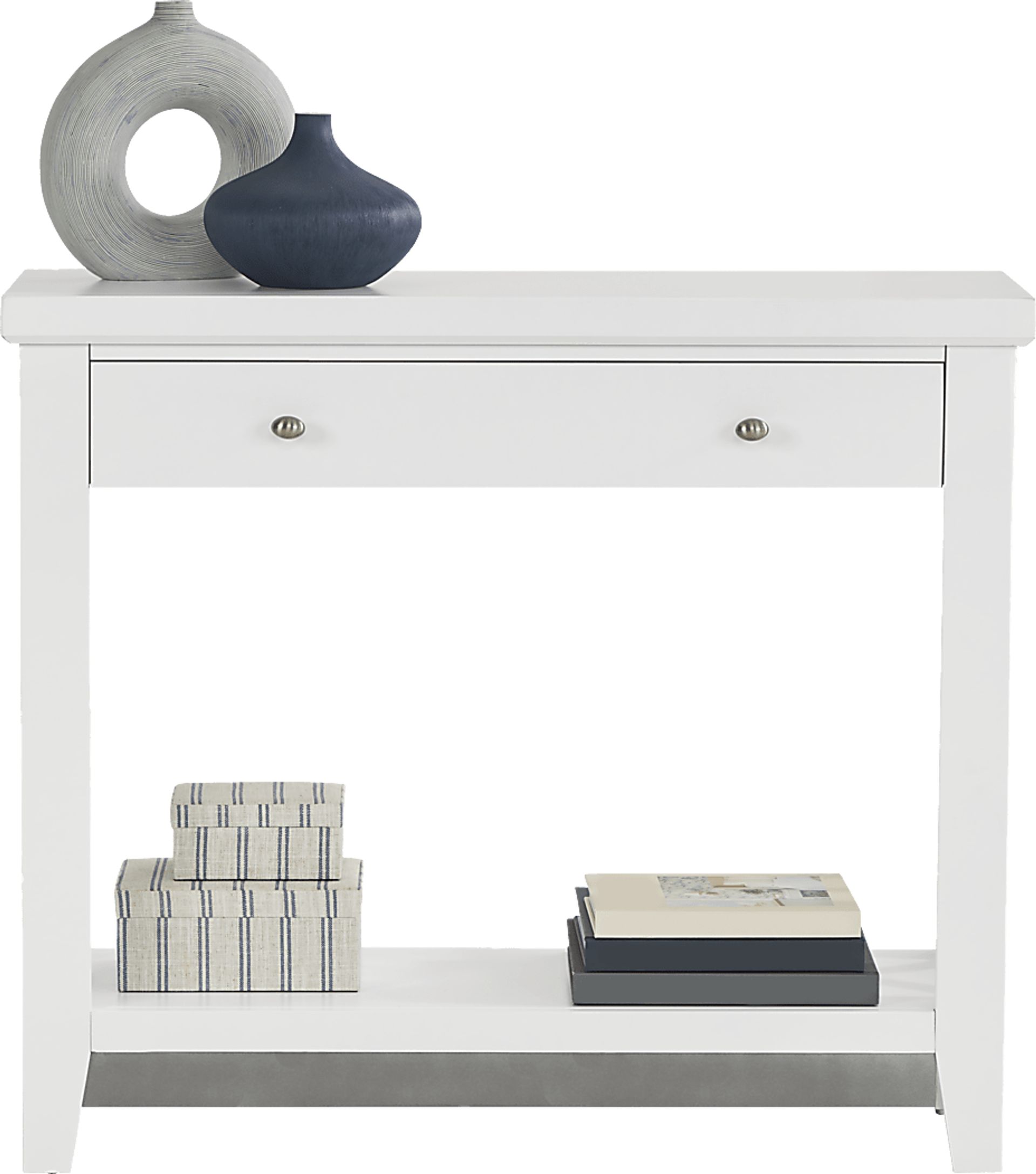Abbie White Accent Table - Image 2