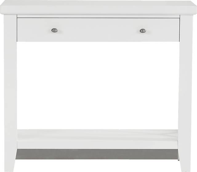 Abbie White Accent Table - Thumbnail - Image 1