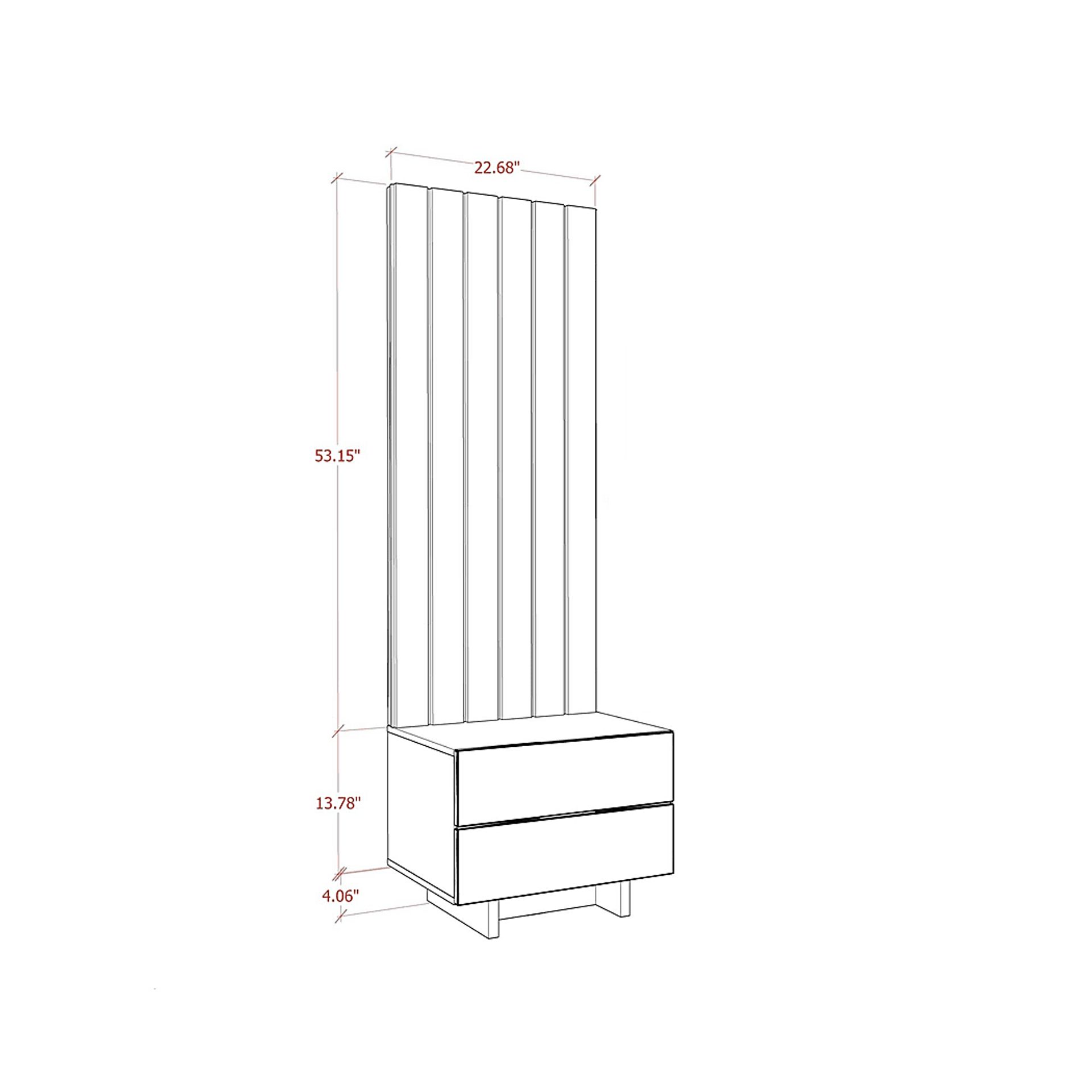 Abbigal Cinnamon Nightstand - Image 5