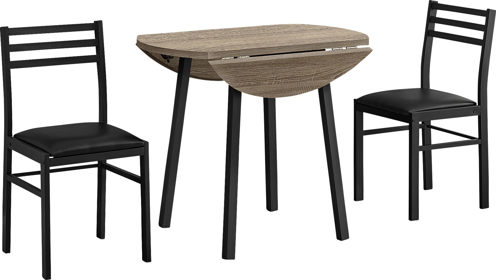 Abbingdon Taupe 3 Pc Dining Set - Image 1