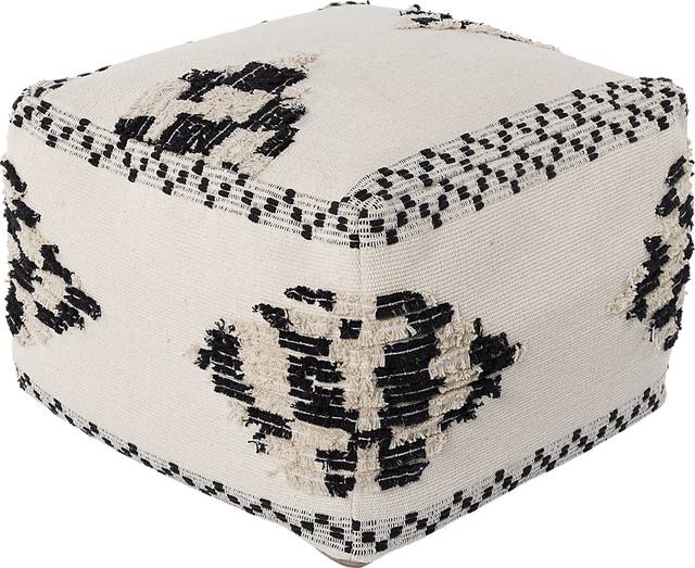 Abbotswoods Cream Ottoman - Thumbnail - Image 1