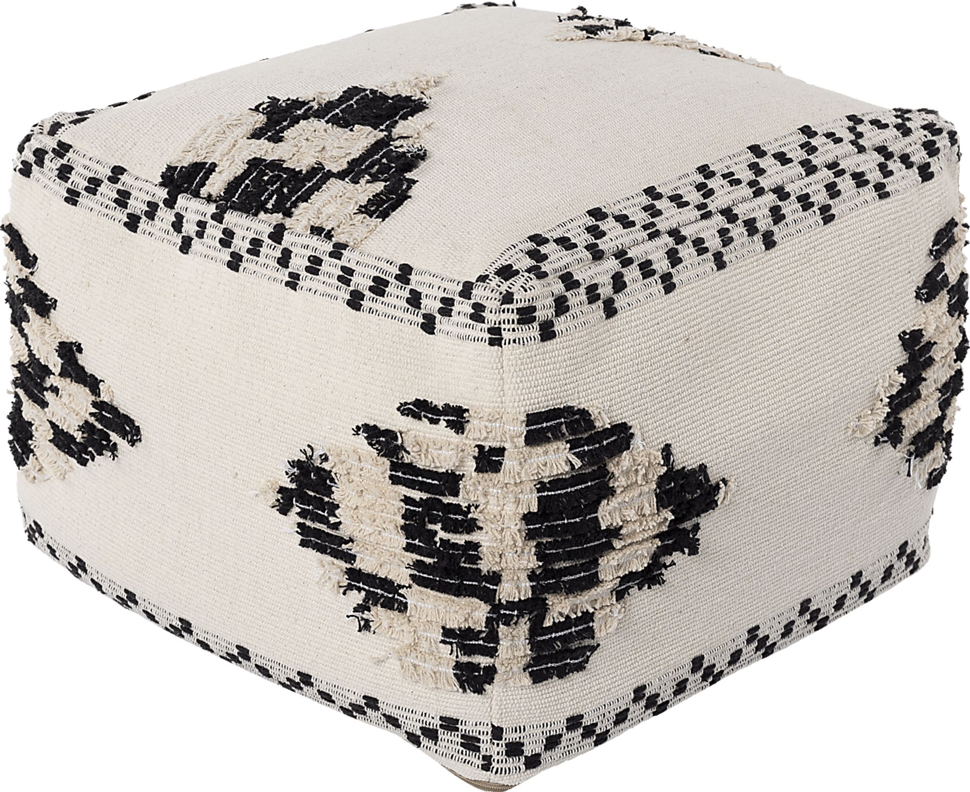 Abbotswoods Cream Ottoman - Image 1