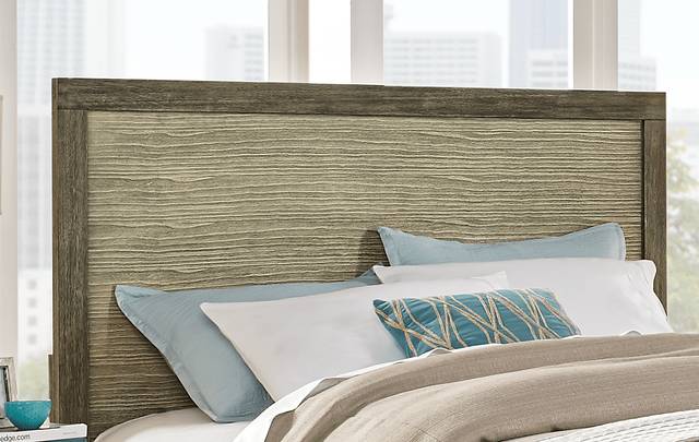 Abbott Gray 3 Pc King Panel Bed with Storage - Thumbnail - Image 3