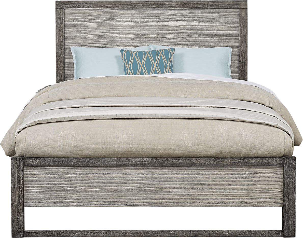 Abbott Gray 8 Pc King Panel Bedroom