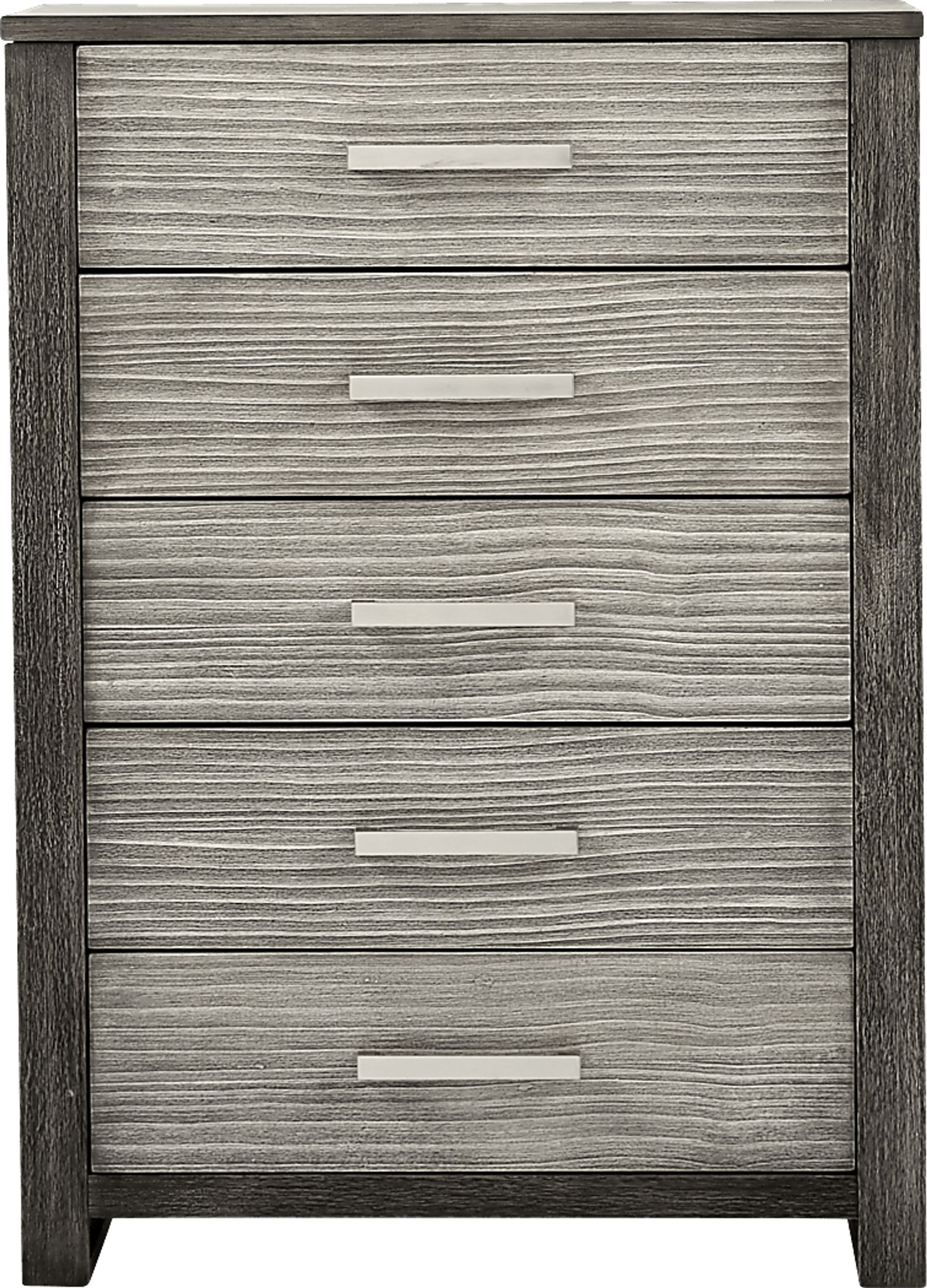 Abbott Gray 8 Pc King Panel Bedroom - Image 6