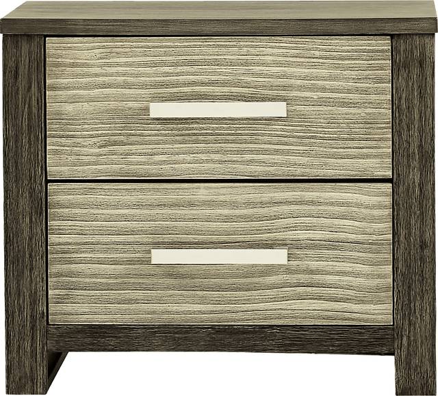 Abbott Gray Nightstand - Thumbnail - Image 1