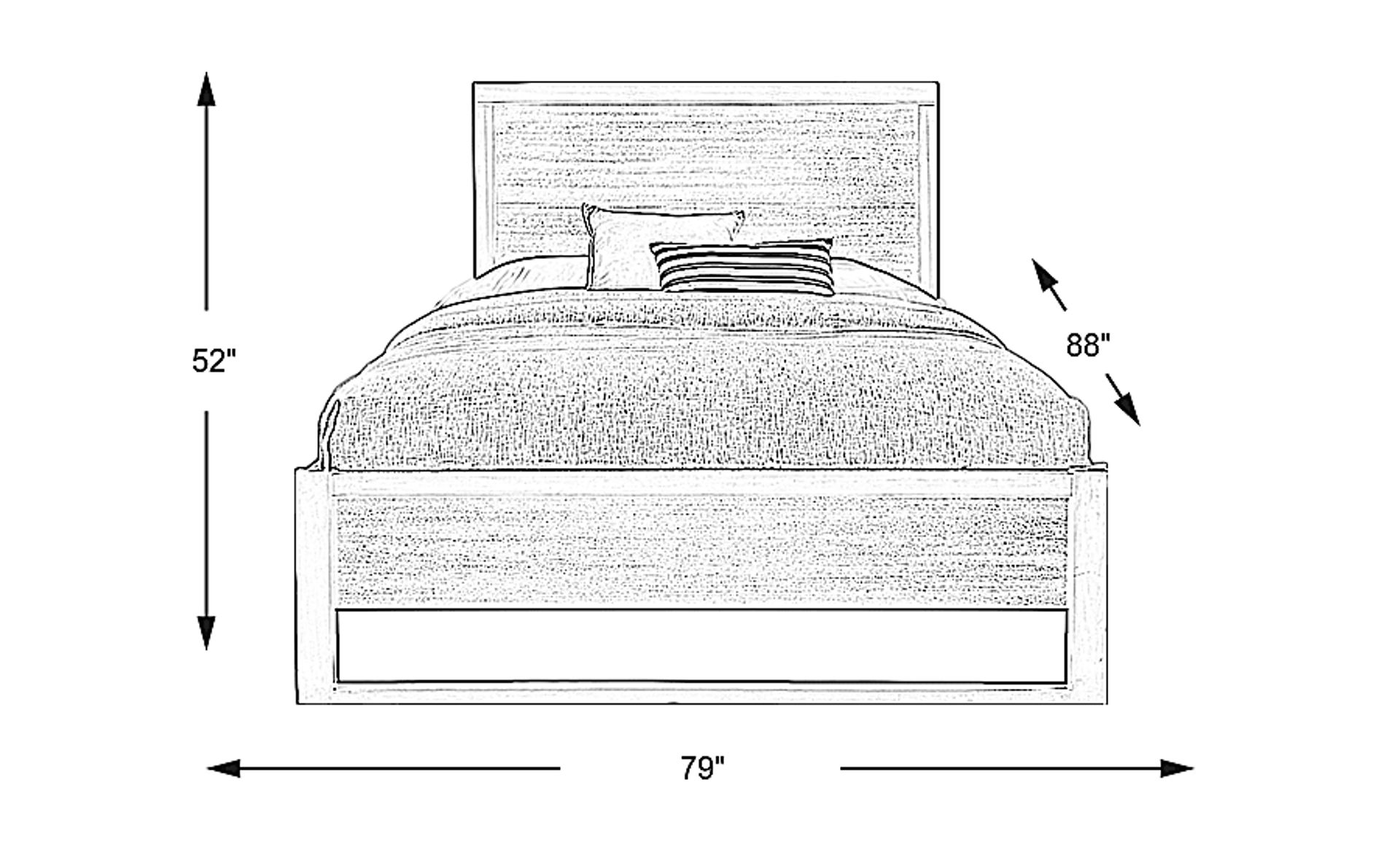 Dimension Image. Please refer to the Dimension Tab on this page for dimension details.