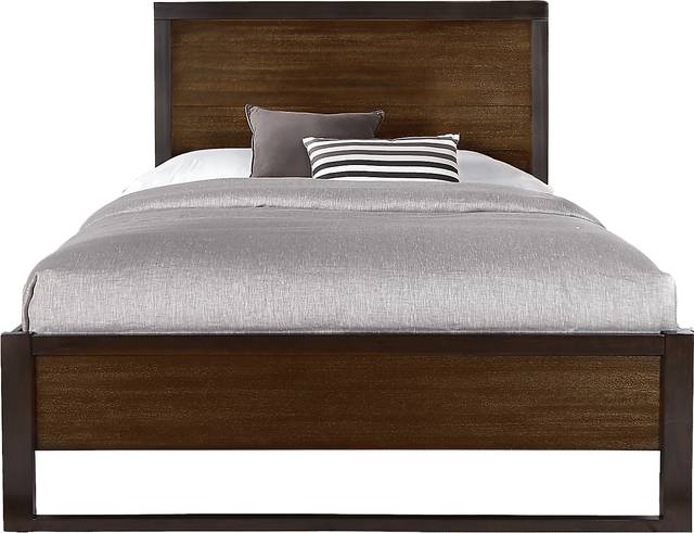 Abbott Hazelnut 5 Pc Queen Panel Bedroom - Thumbnail - Image 3