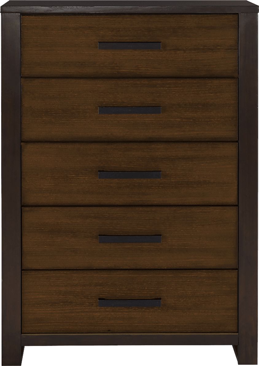 Abbott Hazelnut 8 Pc King Panel Bedroom with Storage