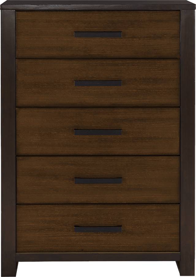 Abbott Hazelnut 8 Pc King Panel Bedroom with Storage - Thumbnail - Image 7