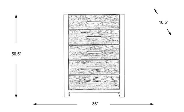 Dimension Image. Please refer to the Dimension Tab on this page for dimension details.