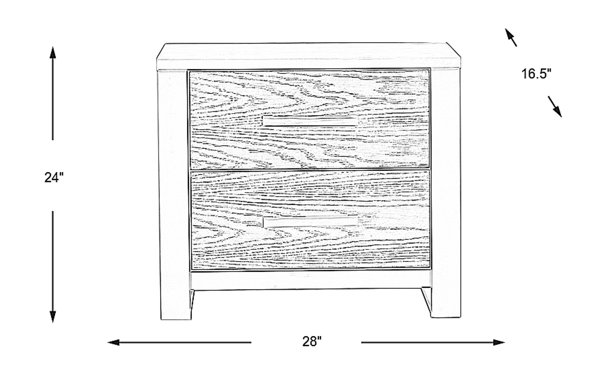 Dimension Image. Please refer to the Dimension Tab on this page for dimension details.