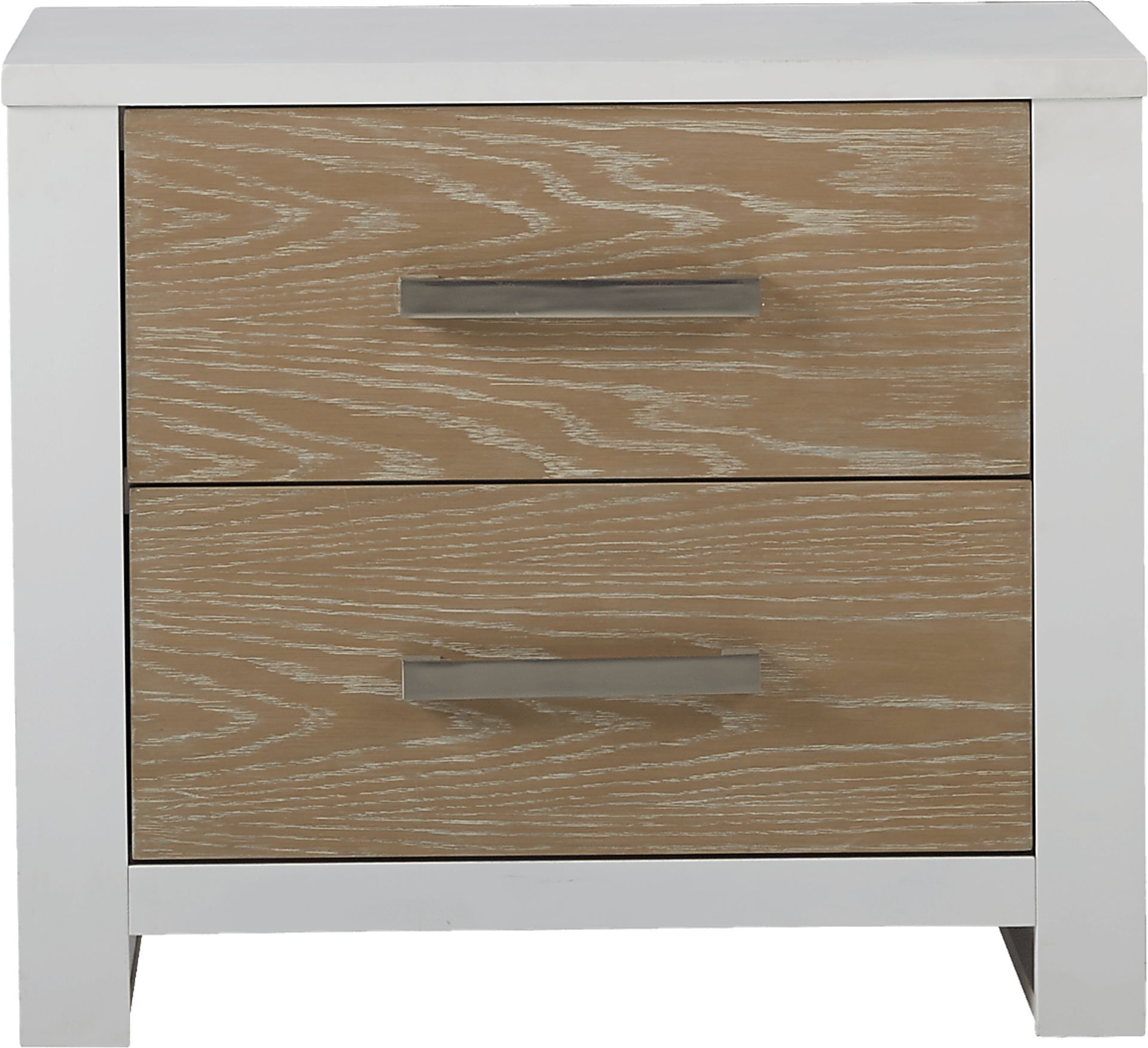 Abbott White Nightstand - Image 1