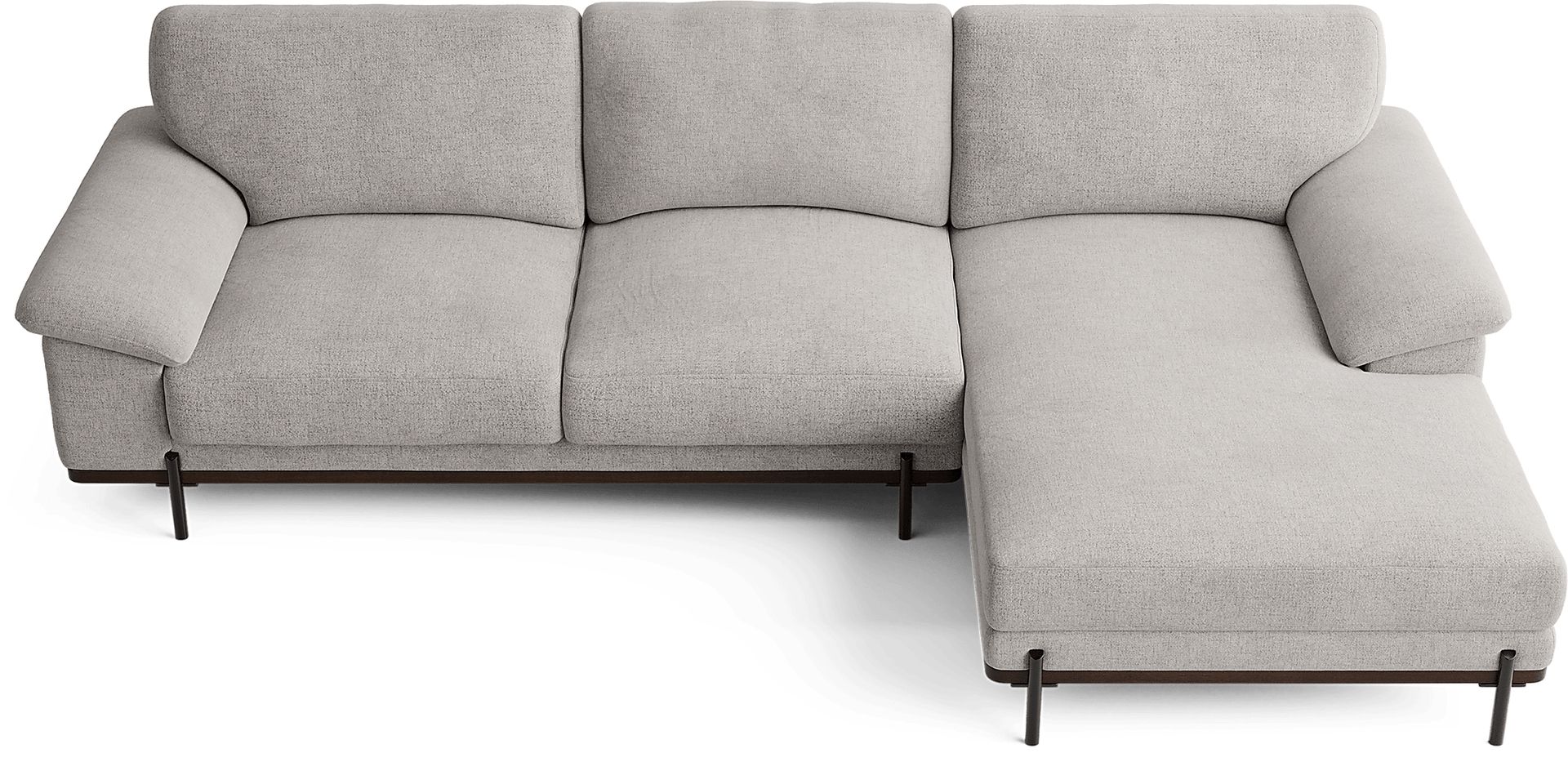 Abbottsville Gray 5 Pc Sectional Living Room - Image 4