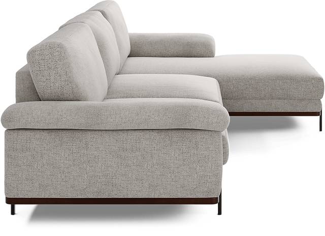 Abbottsville Gray 5 Pc Sectional Living Room - Thumbnail - Image 5