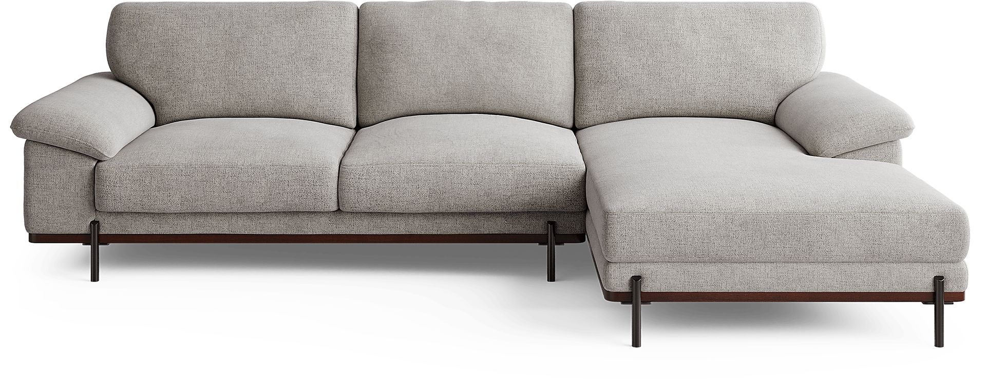 Abbottsville Gray 5 Pc Sectional Living Room - Image 2