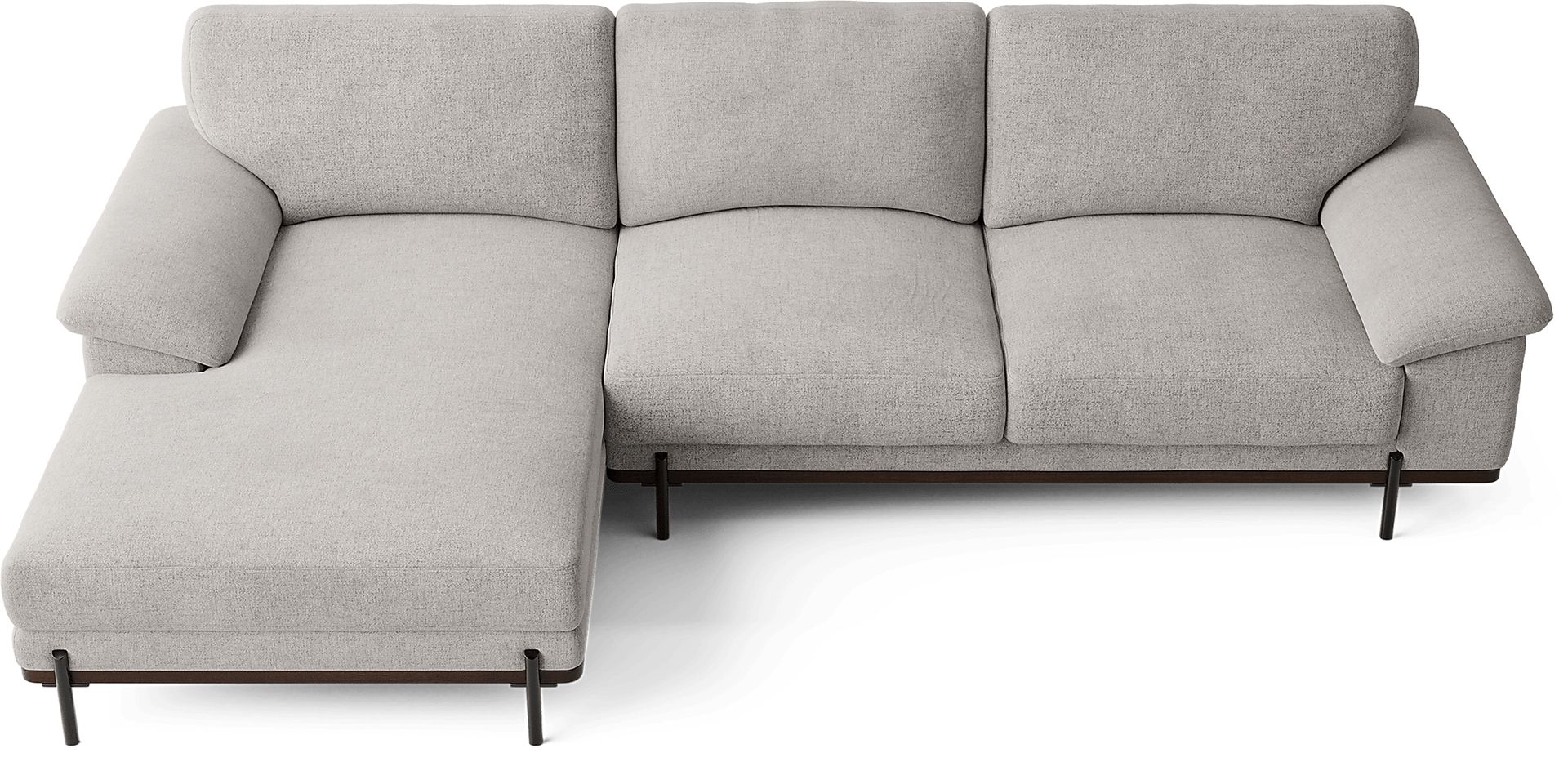 Abbottsville Gray 2 Pc Sectional - Image 4