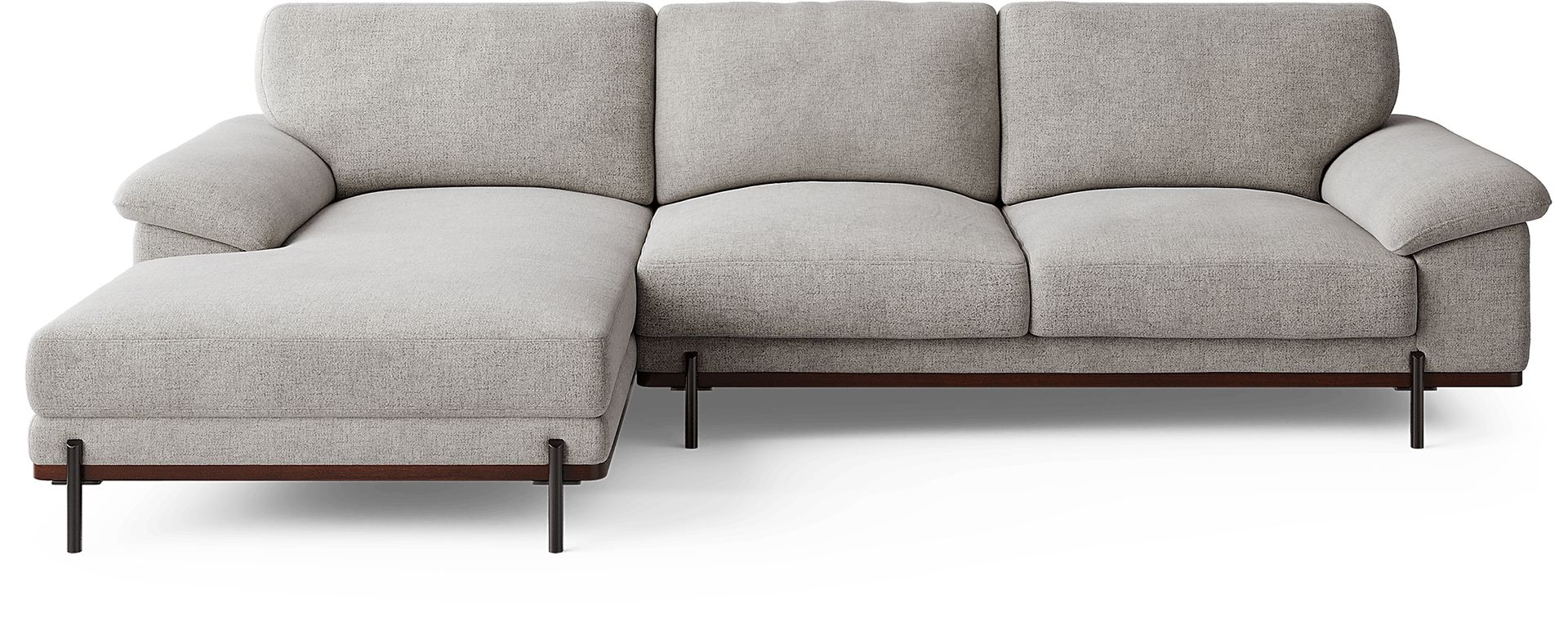 Abbottsville Gray 2 Pc Sectional - Image 1