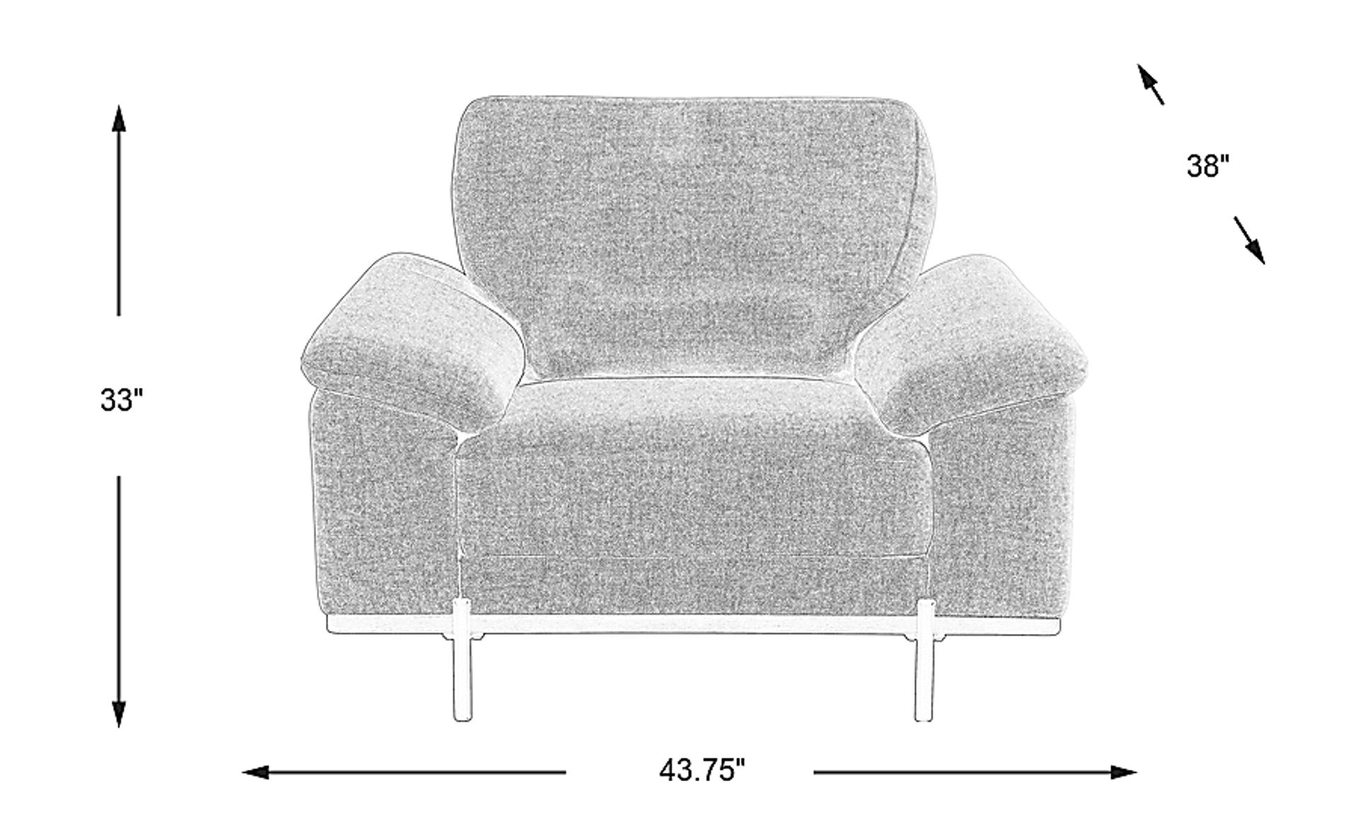 Dimension Image. Please refer to the Dimension Tab on this page for dimension details.