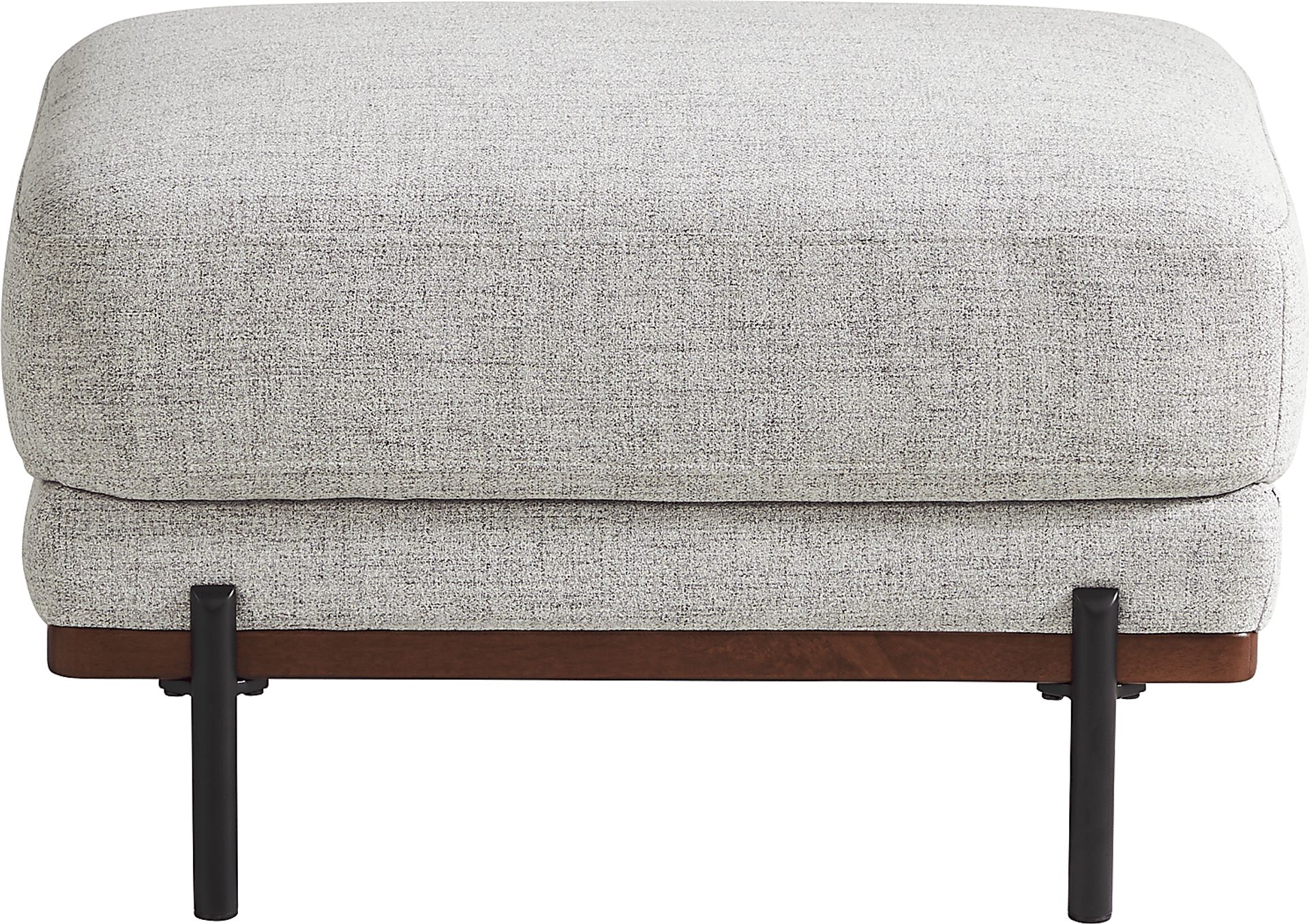 Abbottsville Gray Ottoman - Image 2