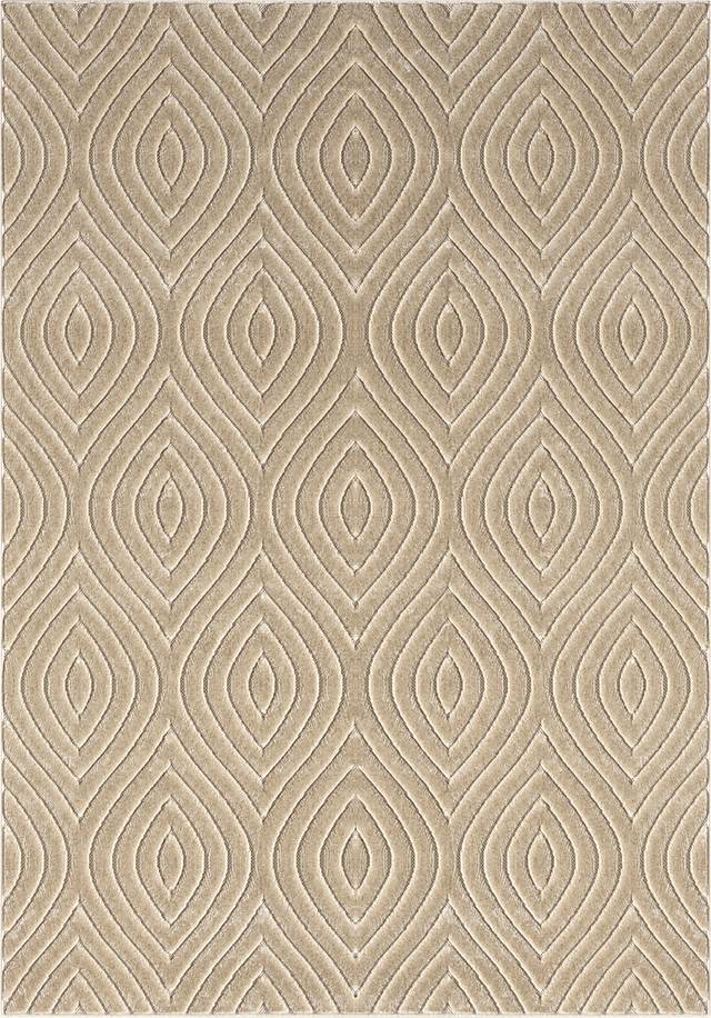 Abbour Beige 7'10 x 9'10 Indoor,Outdoor Rug - Thumbnail - Image 1