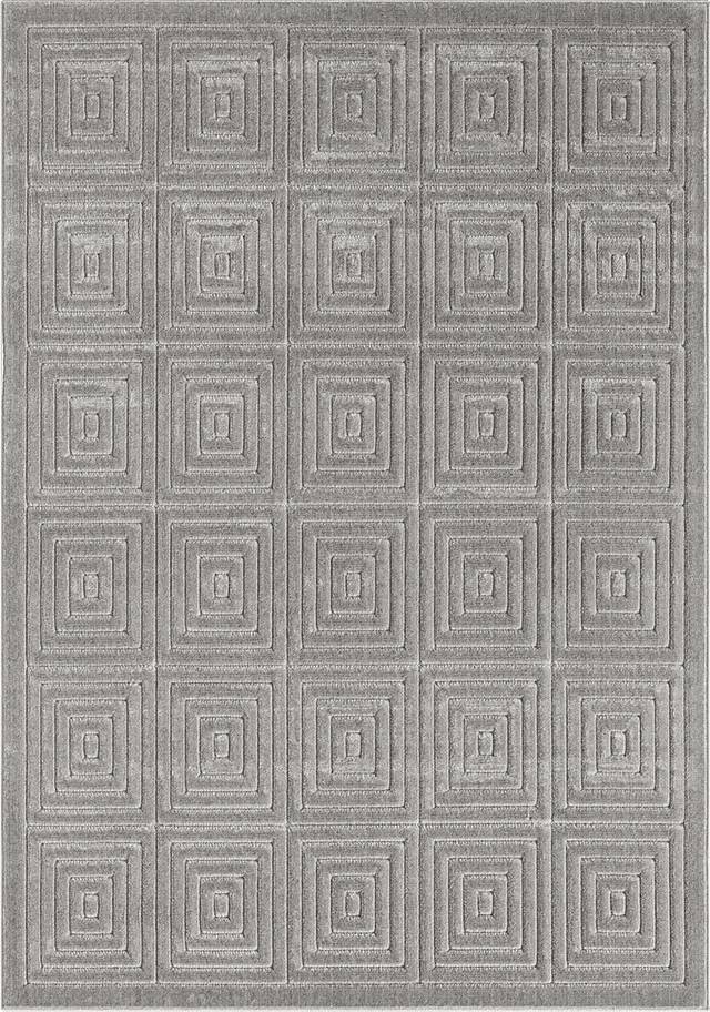 Abbour Gray 7'10 x 9'10 Indoor,Outdoor Rug - Thumbnail - Image 1