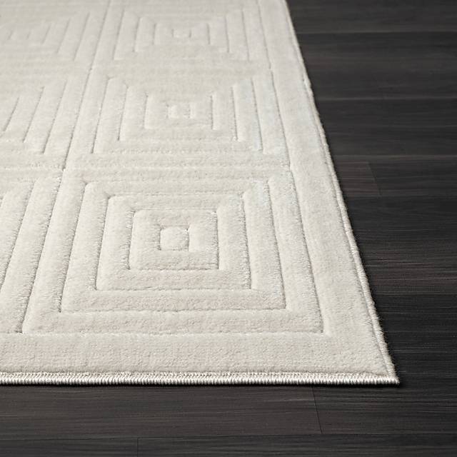 Abbour Ivory 5' x 7' Indoor,Outdoor Rug - Thumbnail - Image 7