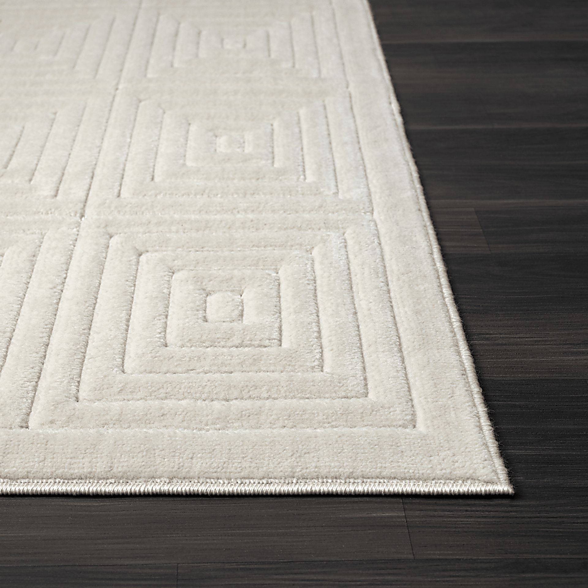 Abbour Ivory 5' x 7' Indoor,Outdoor Rug - Image 7