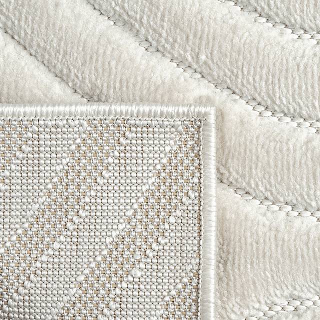 Abbour Ivory 7'10 x 9'10 Indoor,Outdoor Rug - Thumbnail - Image 8