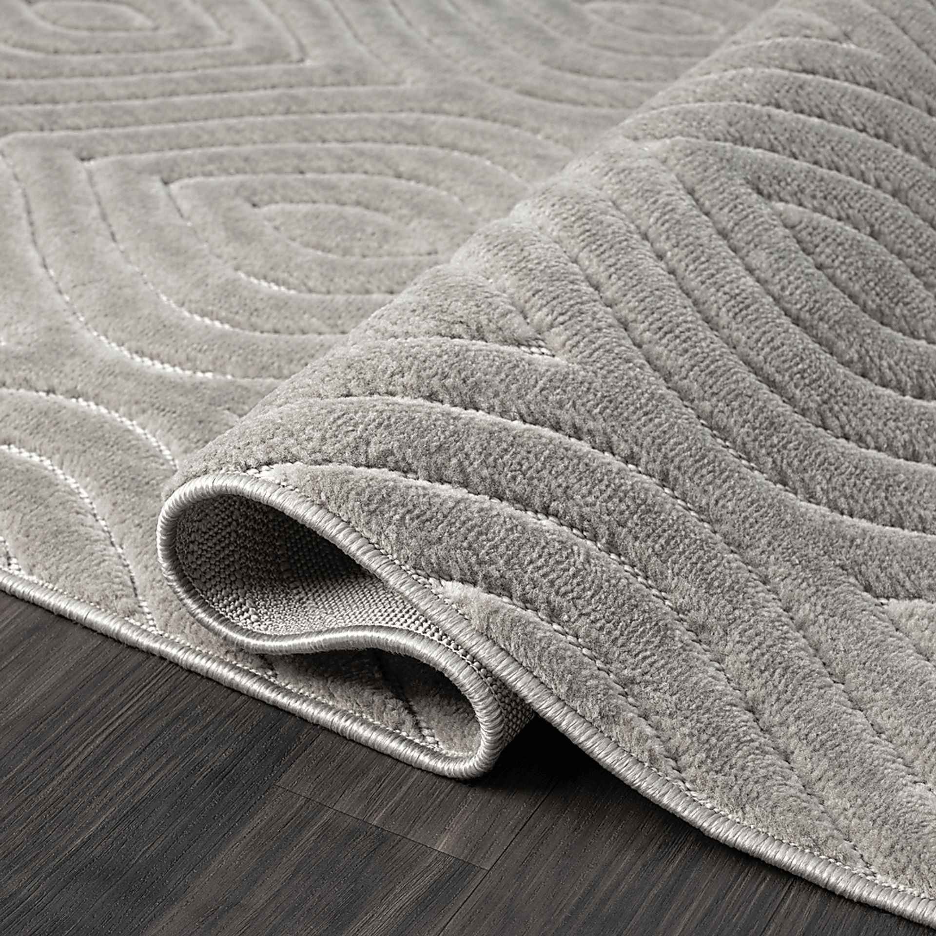 Abbour Light Gray 7'10 x 9'10 Indoor,Outdoor Rug - Image 6