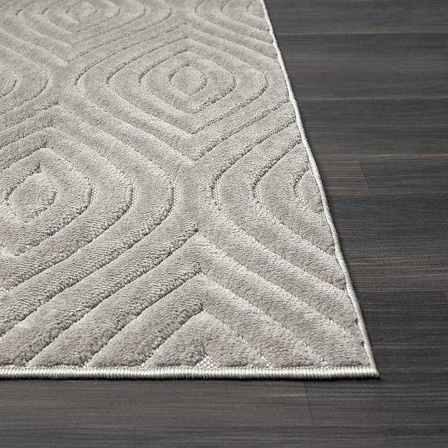 Abbour Light Gray 7'10 x 9'10 Indoor,Outdoor Rug - Thumbnail - Image 7