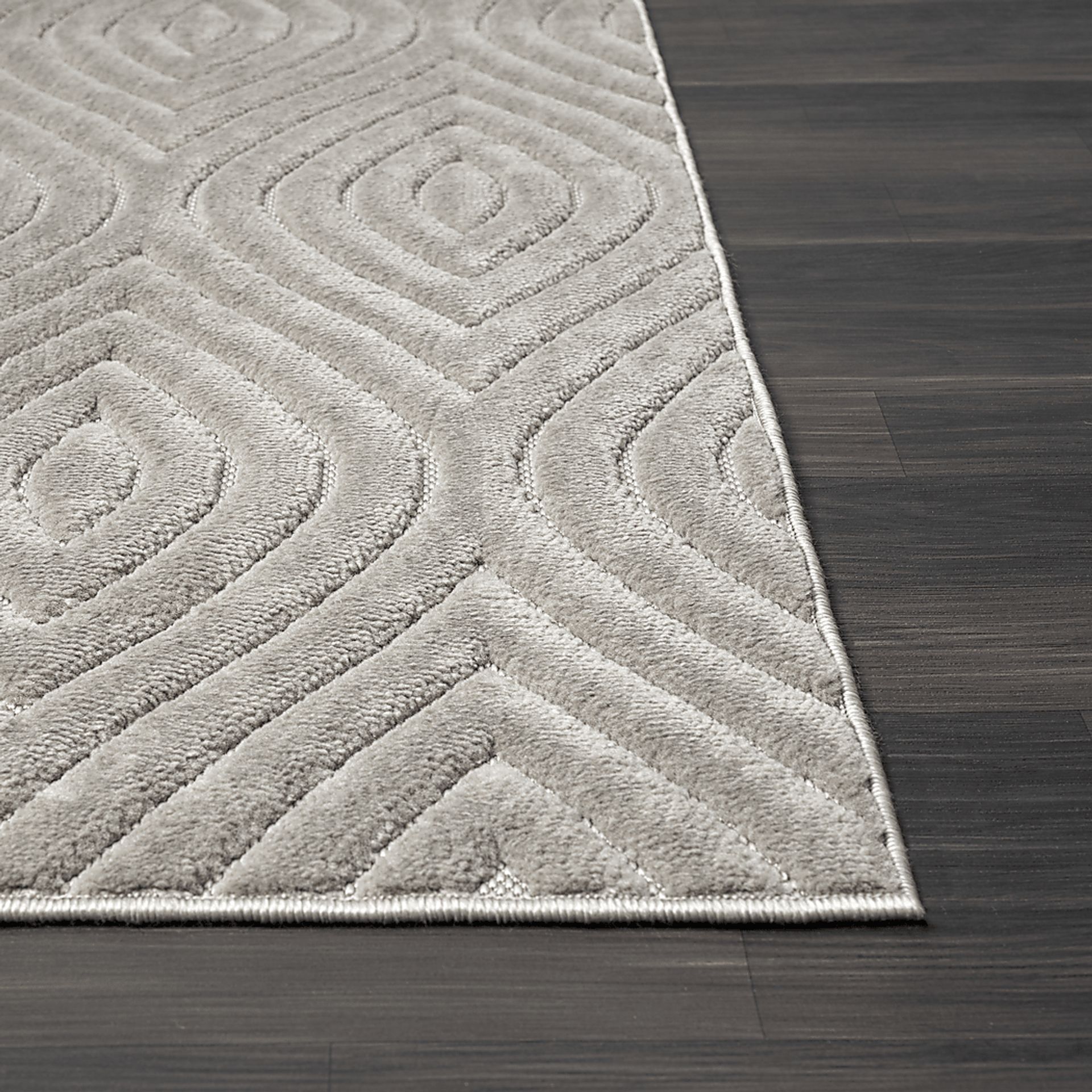 Abbour Light Gray 7'10 x 9'10 Indoor,Outdoor Rug - Image 7