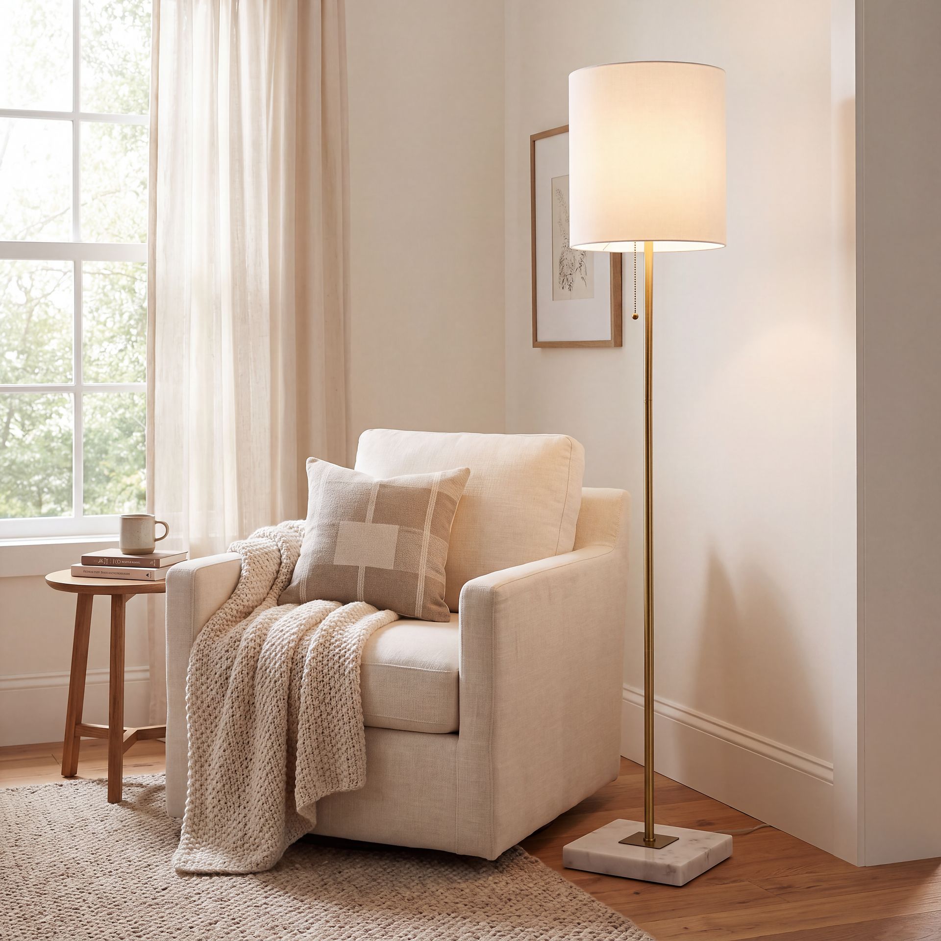 Abby Park Brass Floor Lamp - Image 3