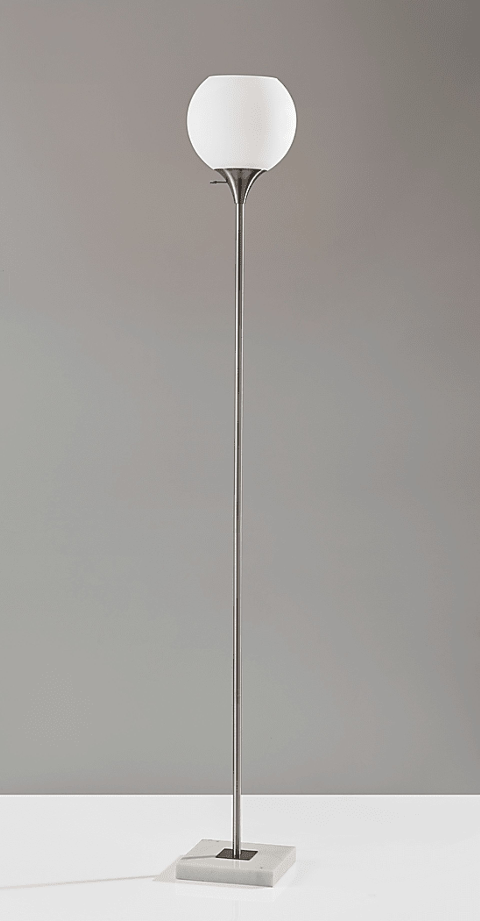 Abby Park Silver Torchiere - Image 2