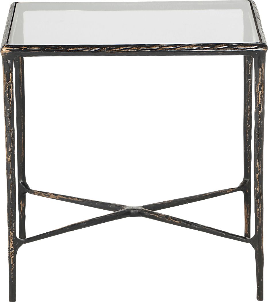 Abeia I Black Accent Table