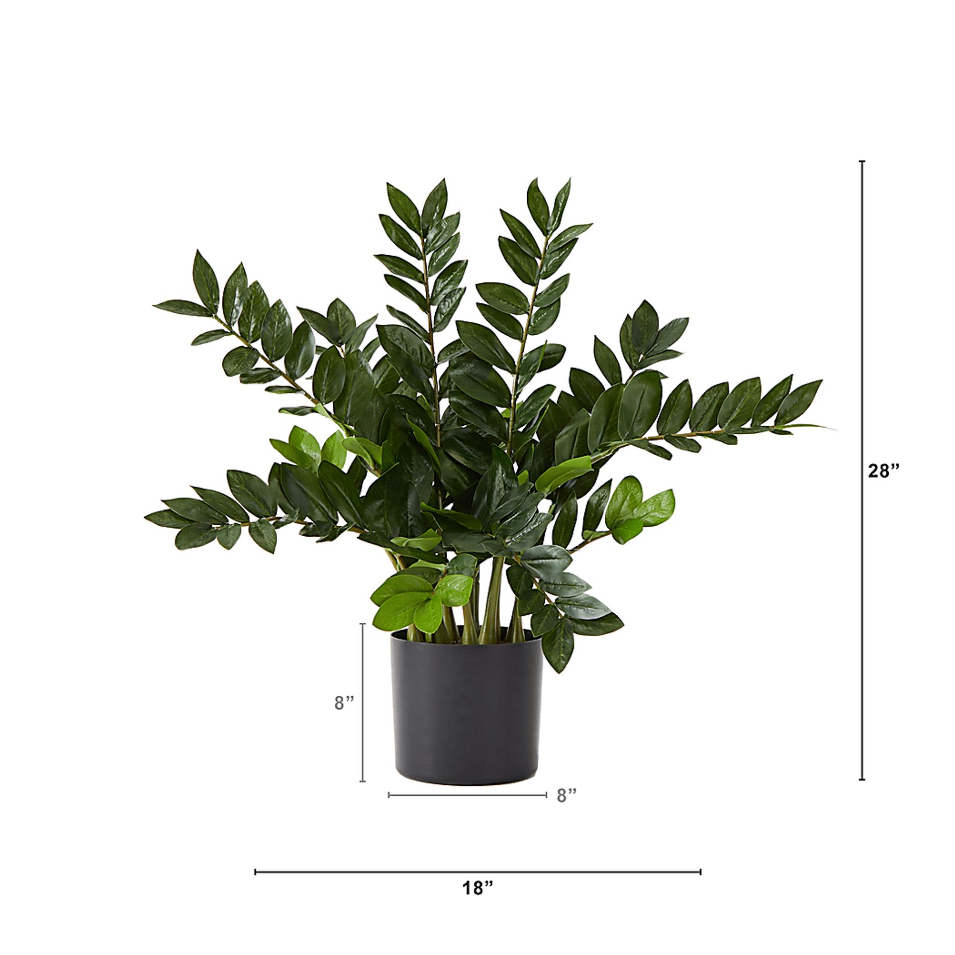 Abejorro Green Plant with Planter - Image 7