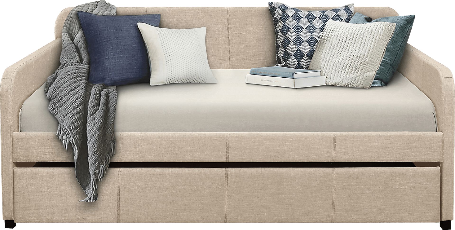 Abenaki Beige Daybed with Trundle - Image 2