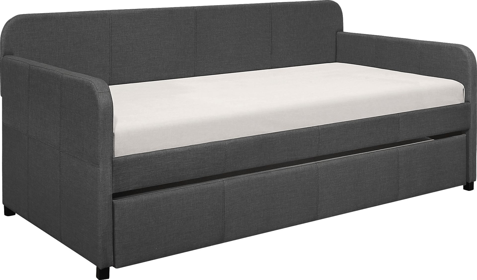 Abenaki Dark Gray Daybed with Trundle - Image 1
