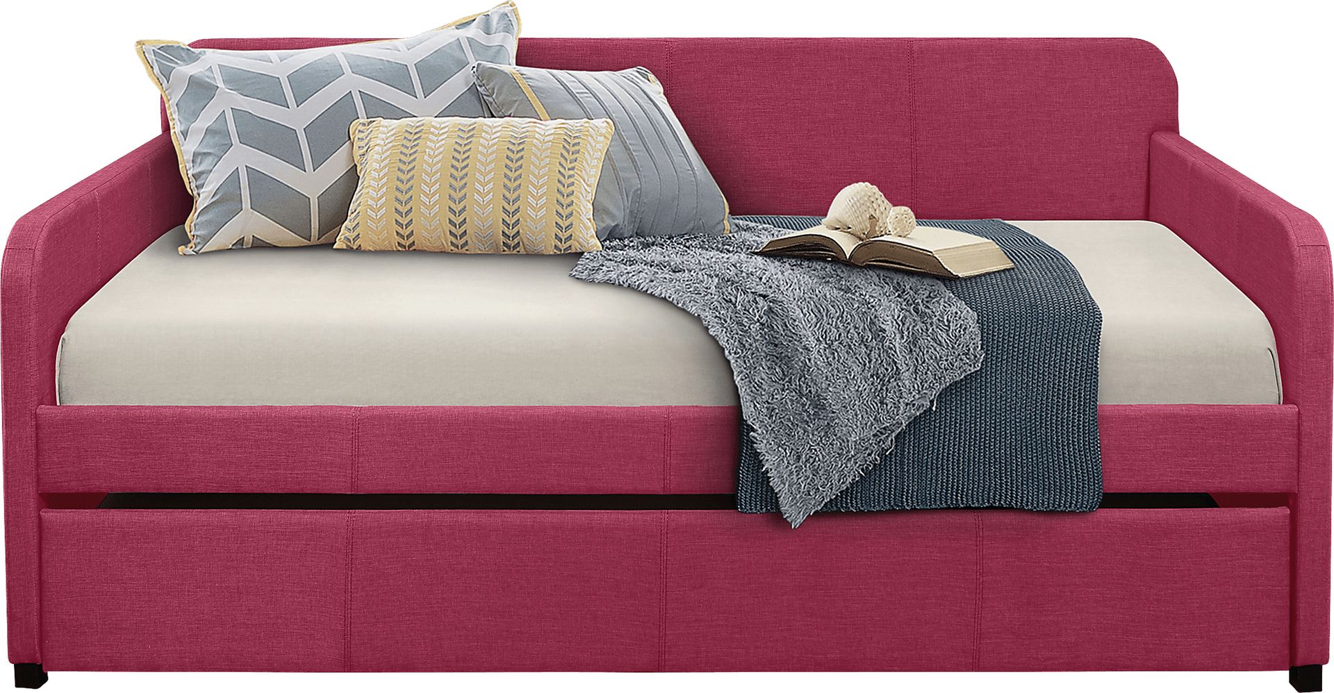 Abenaki Pink Daybed with Trundle - Image 2