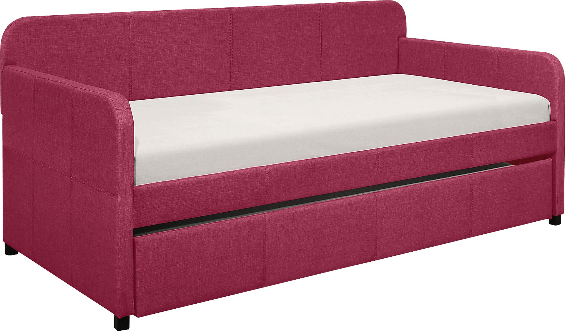 Abenaki Pink Daybed with Trundle - Image 1