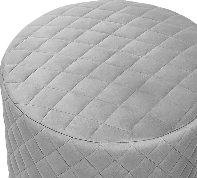 Aberas Gray Ottoman - Thumbnail - Image 2