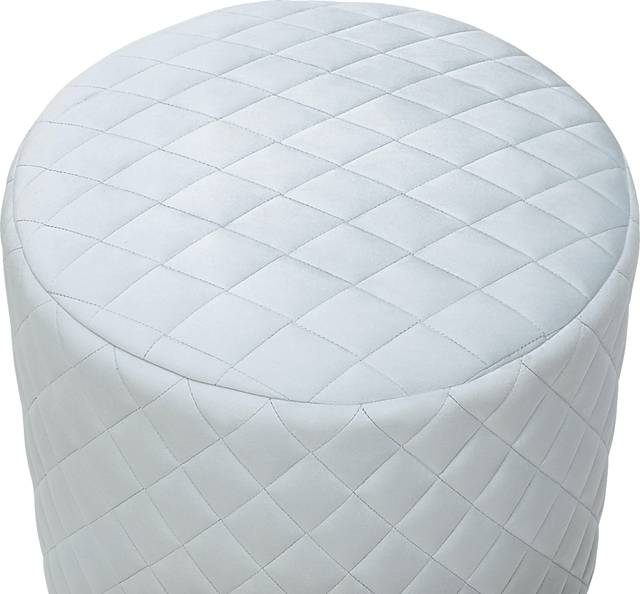 Aberas Light Gray Ottoman - Thumbnail - Image 2