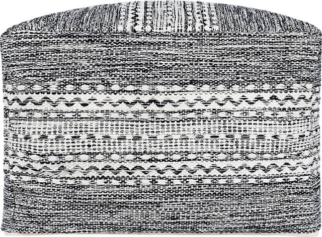 Aberfoyle Black Ottoman - Thumbnail - Image 3
