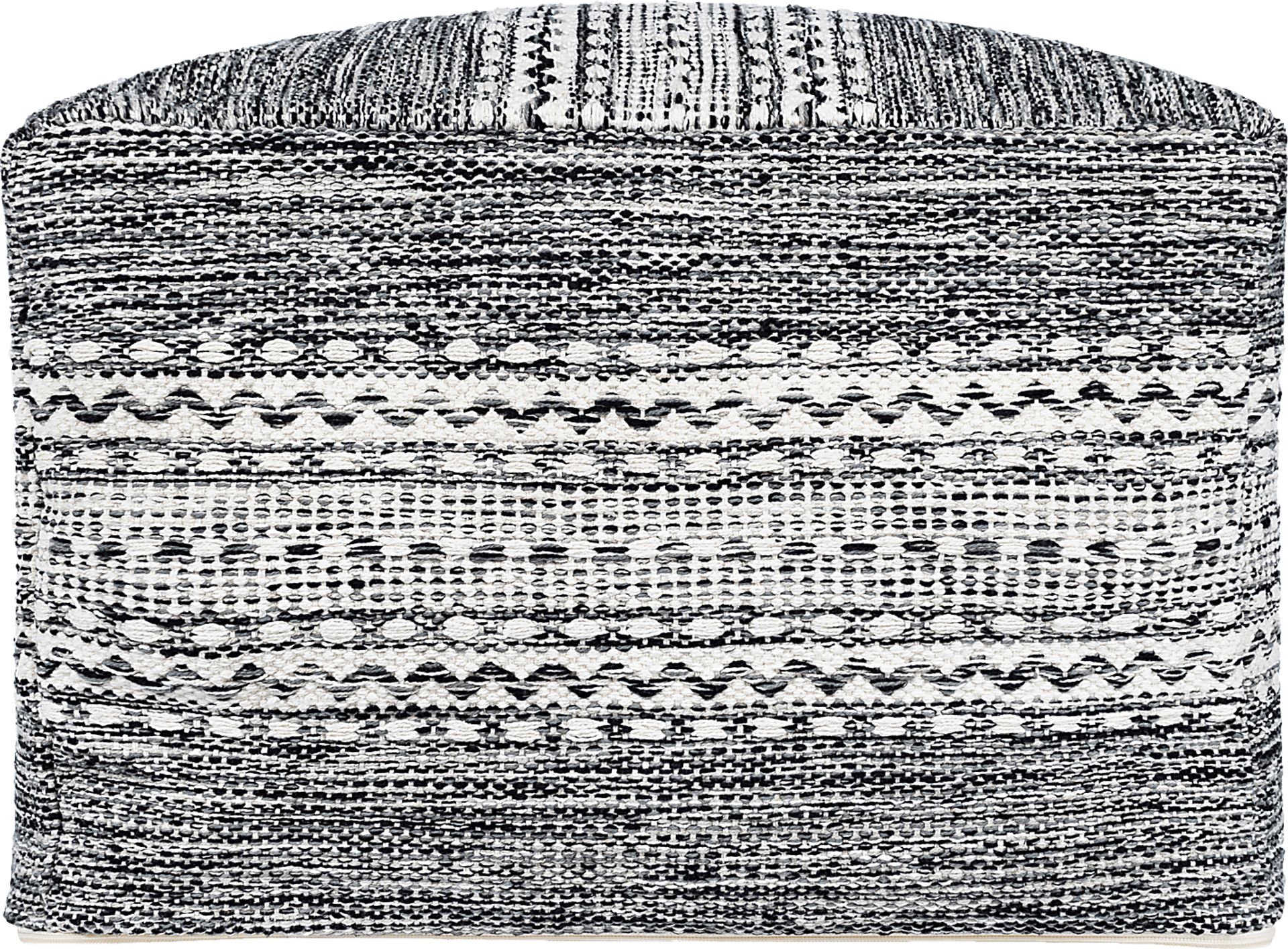 Aberfoyle Black Ottoman - Image 3