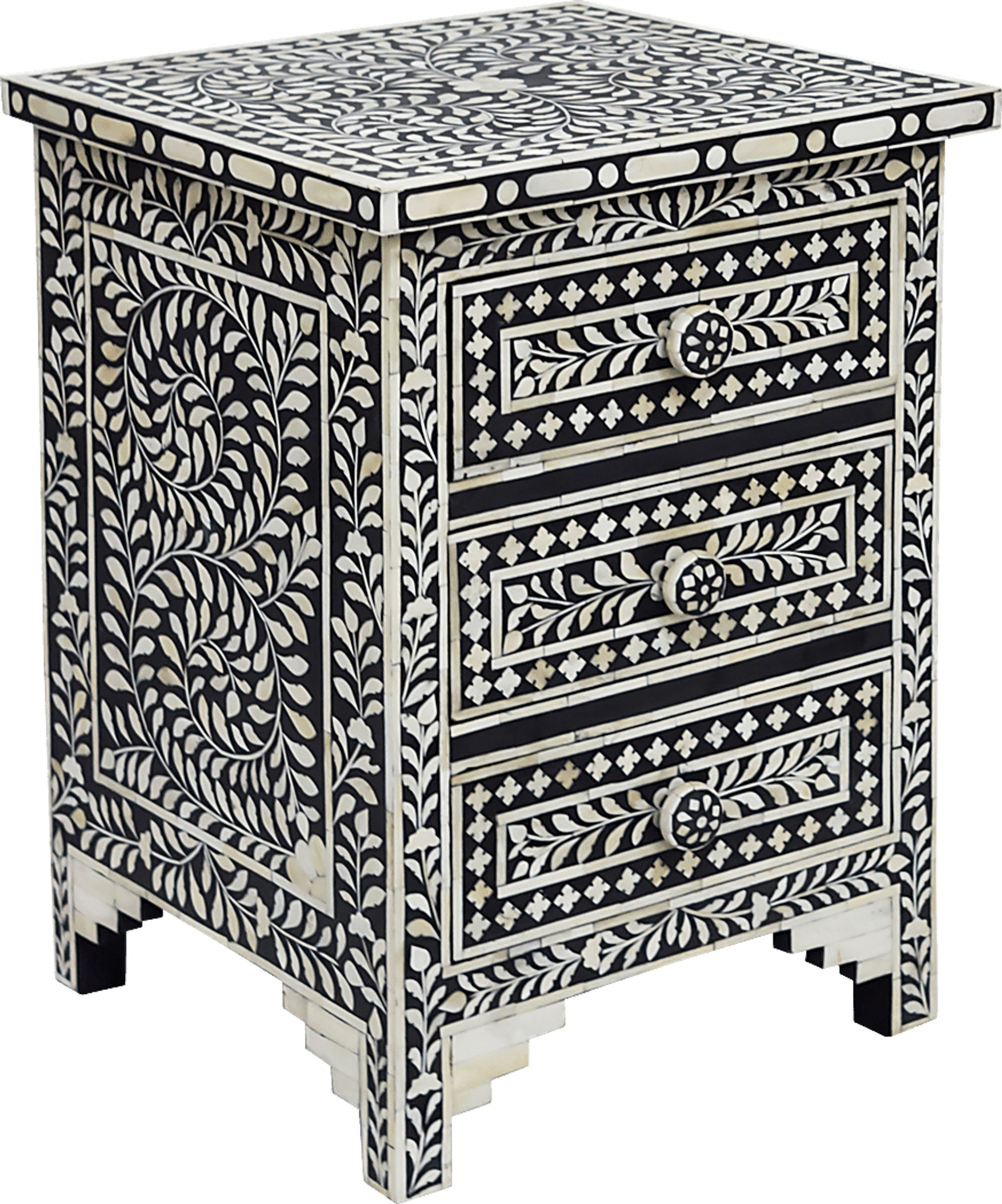 Aberglen Black Accent Table - Image 1
