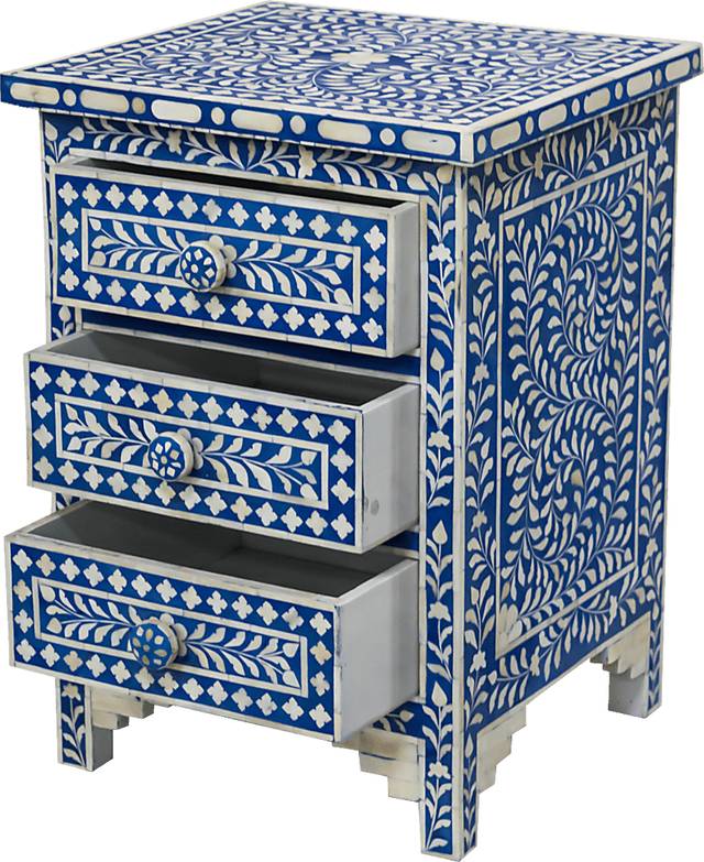 Aberglen Blue Accent Table - Thumbnail - Image 5